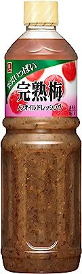 リケン ノンオイルドレッシング 果実いっぱい完熟梅 1000ml