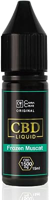 CANNA CREATE CBD リキッド 高濃度10% CBD1500mg 15ml スイス産 ブロードスペクトラム 電子タバコ ベイプ vape liquid カンナクリエイト 国内製造 (フローズンマスカット)