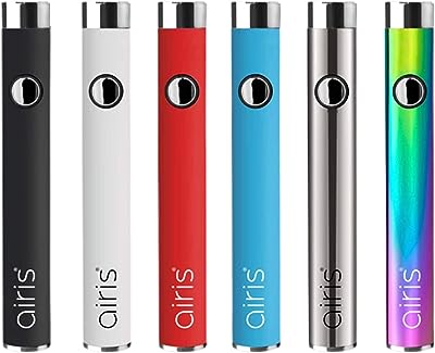 Airistech airis V2.0 Quaser バッテリー 350mAh 510スレッド対応 CBDワックス CBDリキッド mod ヴェポライザー (Silver)