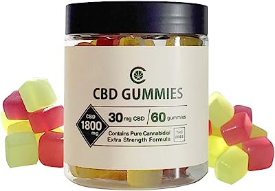 CannaTech CBD グミ 1800mg 60粒 30mg/粒 CBDアイソレート使用 高濃度 アンチドーピング (60粒)