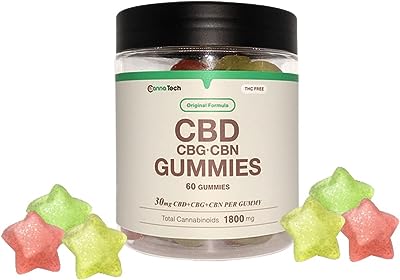 CannaTech CBD CBN CBG グミ 1800mg 60粒 30mg/粒 （CBG 10mg CBD 10mg CBN 10mg）特許抽出製法 国内製造 (60粒)