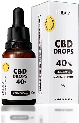 CannaTech CBD オイル 高濃度 40% 4000mg 10ml ブロードスペクトラム FSSC22000認証取得工場 LILILALA 国内製造