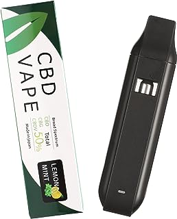 Azalea CBD VAPE ベイプ 高濃度 50% 使い捨て 電子タバコ CBD500mg配合 300回吸引可能 リキッド ブロードスペクトラム 日本製 (LEMON MINT)