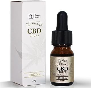 CANNA CREATE CBD オイル 24％ 高濃度 スイス産 ブロードスペクトラム(10ml CBD2400mg)