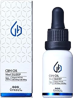 Greeus グリース CBNオイル SLEEP 1000mg 10ml 10% 高濃度 MCTオイル CBD + CBN OIL 国産