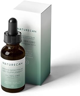 Naturecan 15% CBDオイル 10ml CBD1500mg サプリメント 健康食品 ブロードスペクトラム THCゼロ保証 ビーガン