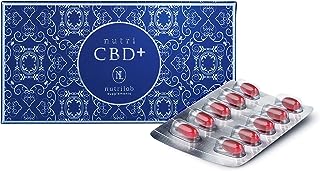 【nutri CBD+】CBD 50mg配合(1日2粒あたり) CBDオイル カプセル 1250mg GABA クロセチン 日本製 サプリメント