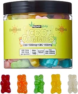 HEMPBaby CBD + CBG DAY TIME グミ 高濃度 3000mg 100粒 30mg/粒 ヘンプベイビー gummies