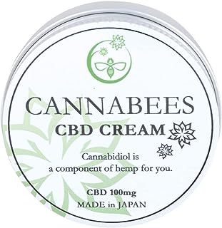 CANNABEES CBD CREAM CBDクリーム 全身用 CBD100㎎ 内容量40g 国内製造CBDクリーム