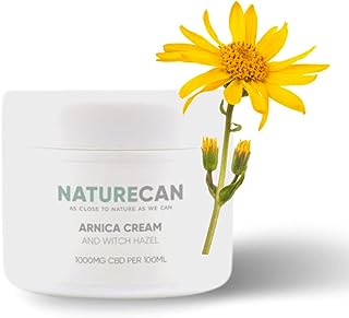 Naturecan CBD アルニカクリーム ウィッチヘーゼル 100ml CBD1000mg ボディケア 運動後のケア CBDオイル ブロードスペクトラム THCゼロ保証 ビーガン