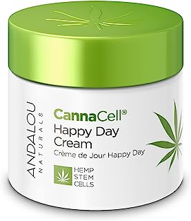 オーガニック ボタニカル クリーム デイクリーム 美容クリーム ナチュラル フルーツ幹細胞 ヘンプ幹細胞 「 CannaCell® ハッピーデイクリーム 」 ANDALOU naturals アンダルー ナチュラルズ