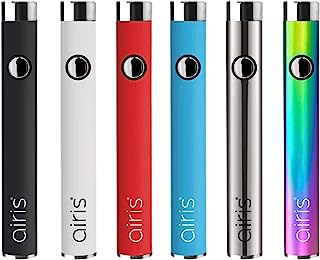 Airistech airis V2.0 Quaser バッテリー 350mAh 510スレッド対応 CBDワックス CBDリキッド mod ヴェポライザー (Red)