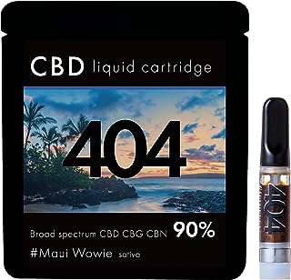 404 CBD ベイプ 高濃度 90% リキッド カートリッジ 電子タバコ CBN CBG vape cbdカートリッジ 510 国産 日本製 ブロードスペクトラム 禁煙 1ml (マウイワウイ)