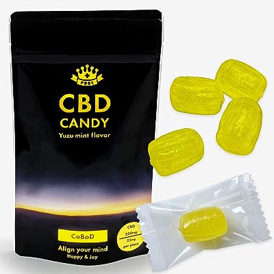 CBD キャンディ CBD250mg 10粒 1粒CBD25mg 高濃度 日本製 国内製造 グミではなく飴 サプリ candy