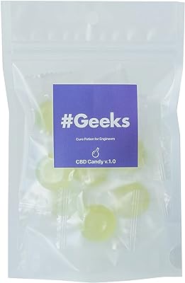 #Fleex CBDキャンディ #Geeks グレープソーダ味 10mg/粒 (10個)