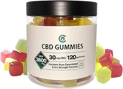 CannaTech CBD グミ 3600mg 120粒 30mg/粒 CBDアイソレート使用 高濃度 アンチドーピング (120粒)