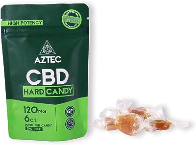 CBD ［AZTEC CBD］ フルスペクトラム CBD ハード キャンディー プロポリス配合 6粒 総含有量120mg 1粒20mg配合