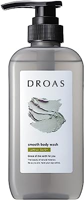 DROAS クレイボディウォッシュ スムース どろあす ボディソープ ボディーソープ 石鹸 天然泥 美容 におい 肌トラブル スムース モイスト 皮脂 角質 乾燥 保湿 べたつき 黒ずみ くすみ ミネラル 摩擦 夏 敏感