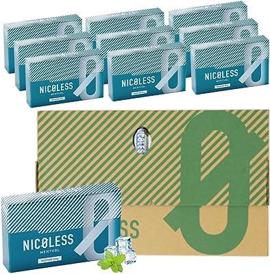 NICOLESS ニコレス メンソール 1カートン(10箱入り) 茶葉 ヒートスティック ニコチンなし 減煙 加熱式たばこ