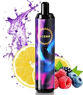 Ecenk 3 Pro 電子タバコ 使い捨て 7200回吸引可能 禁煙補助に最適 水蒸気 爆煙 vape ニコチンなし タール無し でんしたばこ 人気 禁煙サポート ベイプ (ブルーベリー・ラズベリー・レモネード)