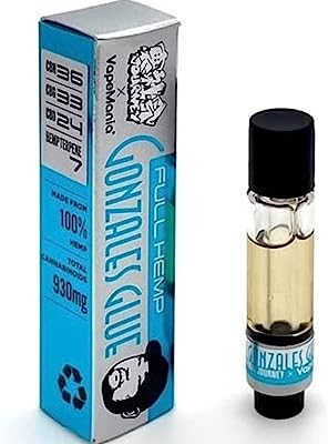 VapeMania 裏社会ジャーニー コラボ FULL HEMP カートリッジ CBD CBN CBG 930mg 1ml 高濃度 93% フルヘンプ Cartridge/GONZALES GLUE ゴンザレス グルー