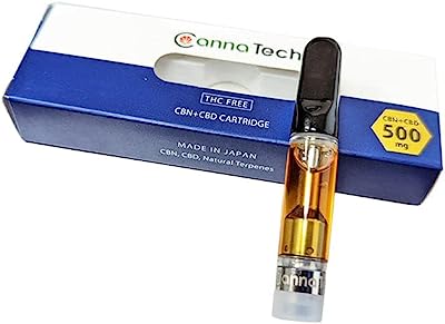 CannaTech CBN CBD リキッド 500mg (50%) カートリッジ 1g 高濃度 電子たばこ ノンニコチン (OG Kush)