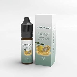 Naturecan CBDリキッド 10ml 1本 VAPE ベイプ 電子タバコ THCゼロ保証 ビーガン (ゆず, CBD10%)