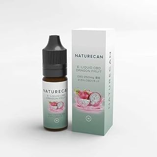 Naturecan CBDリキッド 10ml 1本 VAPE ベイプ 電子タバコ THCゼロ保証 ビーガン (ドラゴンフルーツ, CBD5%)