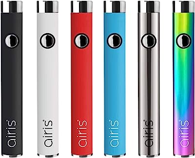 Airistech airis V2.0 Quaser バッテリー 350mAh 510スレッド対応 CBDワックス CBDリキッド mod ヴェポライザー (White)