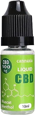 CANNAXIA CBDリキッド CBD5% 500mg配合 日本製 電子タバコ用リキッド 10ml (Muscat Menthol, CBD 5%)