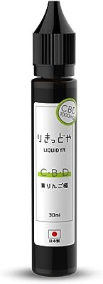 日本生産 国産 CBD リキッド りきっどや 青りんご 極 10ml CBD 1000mg (濃度3.3％／30ml, 1)