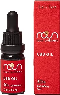 roun CBDオイル 30％ CBD3000mg配合 10ml 高濃度 ブロードスペクトラム 日本製 オーガニックヘンプ由来 ラウン ベータカリオフィレン ミルセン GMP認証 ビタミンE GMOフリー