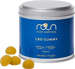 roun CBD CBN グミ 60粒 2400mg CBN 600mg CBD1800mg マスカット 1粒CBN10mg CBD30mg 高濃度 日本製 国産 ラウン