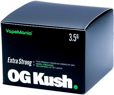 VapeMania CBN ハーブ Extra Strong【 1300mg CBN CBD CBG 配合 3.5g 】 OG KUSH HERB