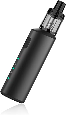 禁煙パイポ 禁煙グッズ 電子タバコ vape ベイプ 電子たばこ スターターキット NONNICO VB2 爆煙 ベイプ でんしたばこ リキッド含まれない パワー調節機能付き 大容量バッテリー 長持ち 軽量 禁煙減煙サポート 日本語取扱説明書付き ブラック