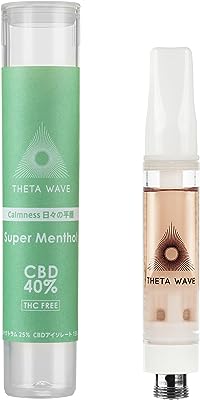 シータウェーブ CBD リキッド ベイプ 高濃度 CBD40% 400mg 1ml 510規格 日本製 コロラドCBDアワード (Super Menthol (スーパーメンソール)