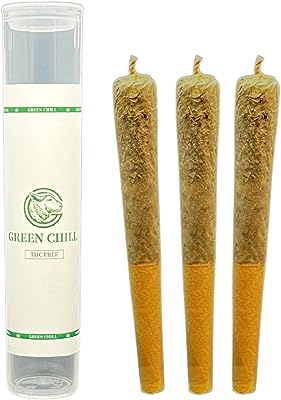 グリーンチル CBD ジョイント 日本製 高濃度10% CBD CBN CBG アウトドア オーガニック (ブルードリーム, 3本)