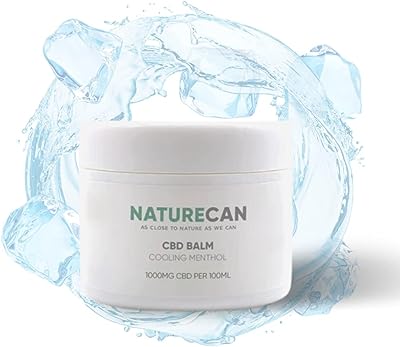 Naturecan CBD マッスルバーム 冷却 メンソール 100ml CBD1000mg CBDオイル ブロードスペクトラム THCゼロ保証 高負荷 トレーニング ボディケア 筋肉