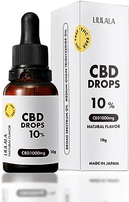 CannaTech CBD オイル 高濃度 10% 1000mg 10ml ブロードスペクトラム FSSC22000認証取得工場 LILILALA 国内製造