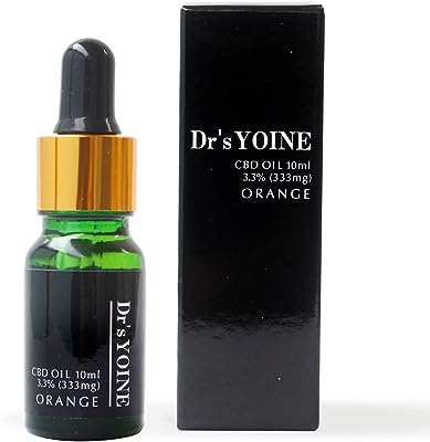 Dr's YOINE ドクターズヨイネ CBD オイル 10ml (CBD 配合量 3.3% 333mg) 日本製 オレンジ