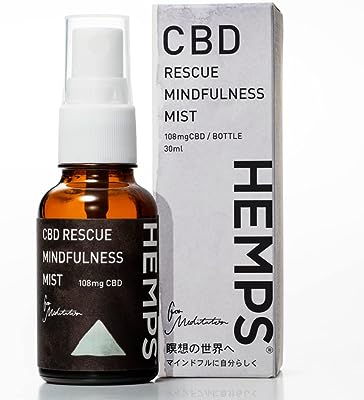 【 HEMPS 】HEMPS CBD RESCUE マインドフルネスミスト CBD108mg 日本製