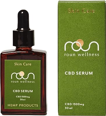 roun CBD オイルセラム ローズヒップオイル 美容液 30ml CBD 1500mg配合 ラウン 高濃度 天然成分100％ オーガニック スキンケア