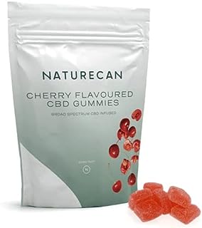 Naturecan CBDグミチェリー味 CBD10mg サプリメント 健康食品 ブロードスペクトラム THCゼロ保証 (60粒)