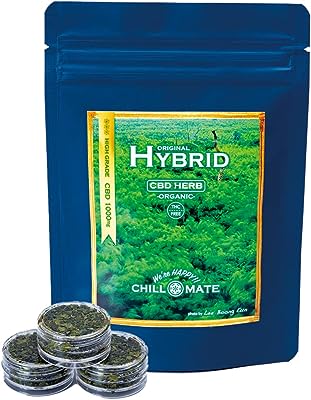 Chillmate CBD ハーブ 日本製 アウトドア キャンプ 高濃度CBD+CBG1000mg 天然由来 HYBRID