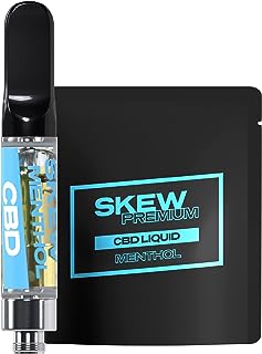 skew CBD リキッド 1ml 高濃度 85％ 850mg メンソール CBD CBN CBG CBC カートリッジ 510規格 ベイプ