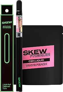 skew CBN CBD リキッド スターターキット 65％ 420 ホワイトピーチ 1ml カートリッジ ヴェポライザー付き CBN 50％ CBD 10％ CBG 5％ 高濃度 510規格 ベイプ 電子タバコ ノンニコチン ノンタール 天然由来100％ ナチュラルテルペン使用 THCフリー ブロードスペクトラム アントラージュ