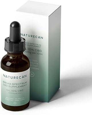 Naturecan 10% CBDオイル 10ml CBD1000mg サプリメント 健康食品 ブロードスペクトラム THCゼロ保証 ビーガン