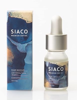 SIACO (シアコ) CBDオイル CBD1000mg カモミールフレーバー ブロードスペクトラム テルペンMIX 10% 高濃度