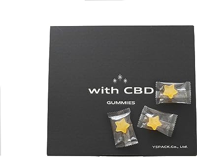 with CBD プレミアム CBDグミ 1粒40mg高濃度配合 パイン味 日本製