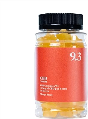 CBDTokyo CBDグミ 1粒に9.3mg CBD 50粒入り マンゴースター 日本製